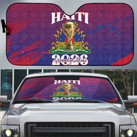 Afro-Haiti Football Auto Sun Shade 2026 Nou Retounen Anko - Wonder Print Shop