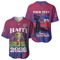 Personalized Afro-Haiti Football Baseball Jersey 2026 Nou Retounen Anko LT15