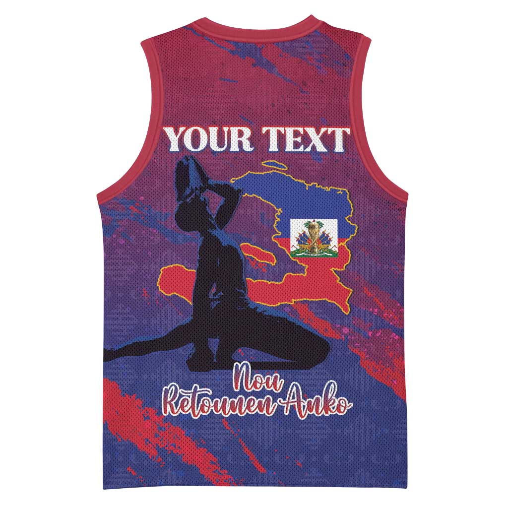 Personalized Afro-Haiti Football Basketball Jersey 2026 Nou Retounen Anko - Wonder Print Shop