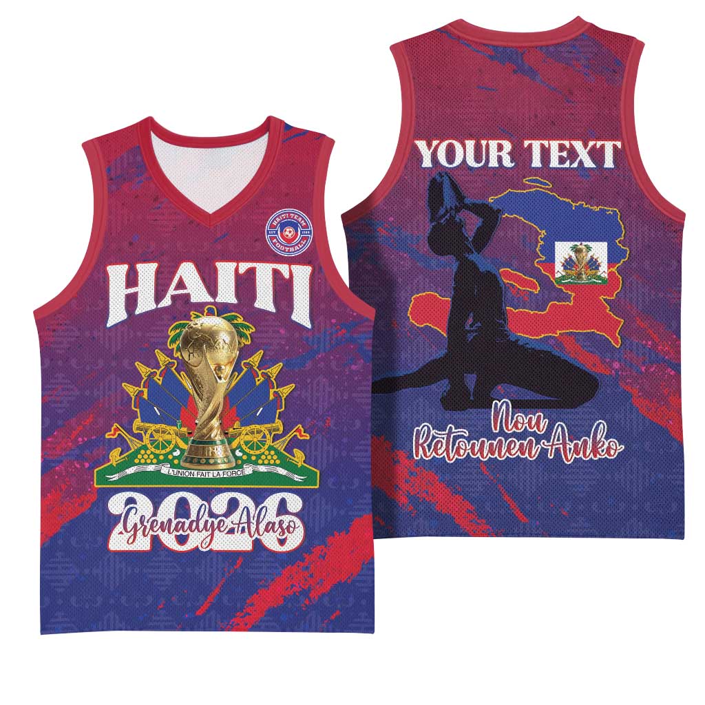 Personalized Afro-Haiti Football Basketball Jersey 2026 Nou Retounen Anko - Wonder Print Shop