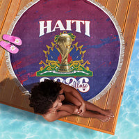 Afro-Haiti Football Beach Blanket 2026 Nou Retounen Anko - Wonder Print Shop