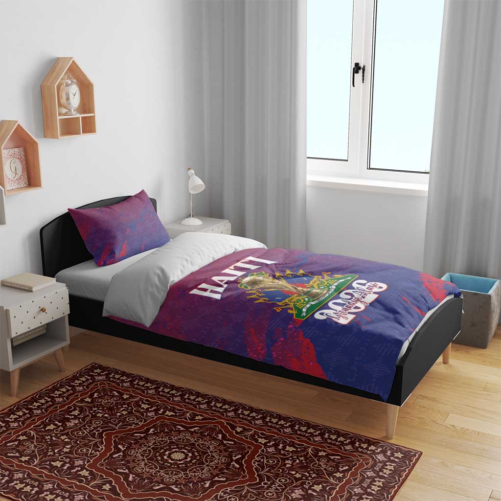Afro-Haiti Football Bedding Set 2026 Nou Retounen Anko - Wonder Print Shop