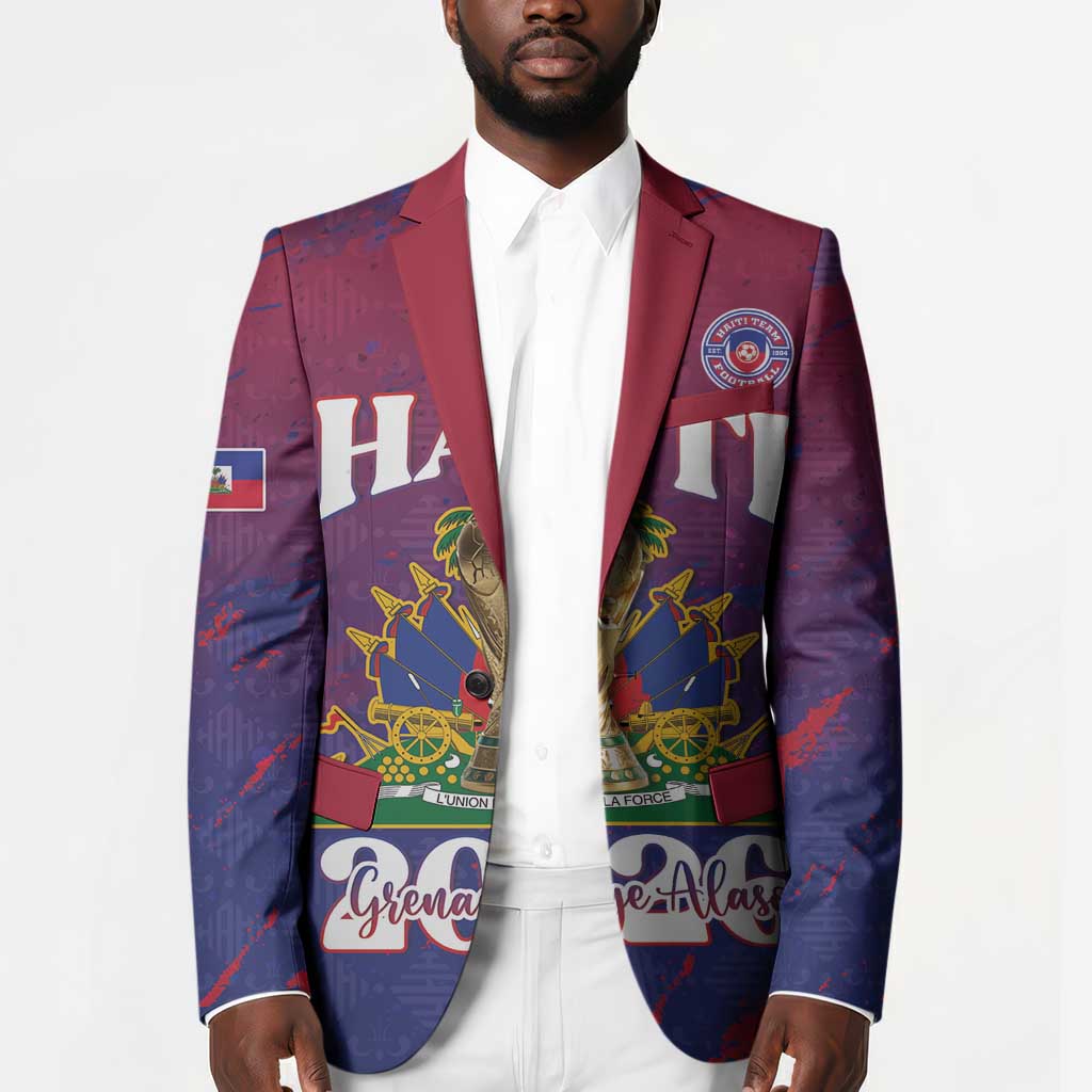 Personalized Afro-Haiti Football Blazer 2026 Nou Retounen Anko - Wonder Print Shop