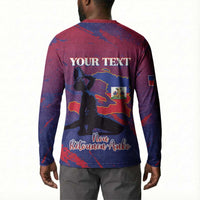 Personalized Afro-Haiti Football Button Sweatshirt 2026 Nou Retounen Anko