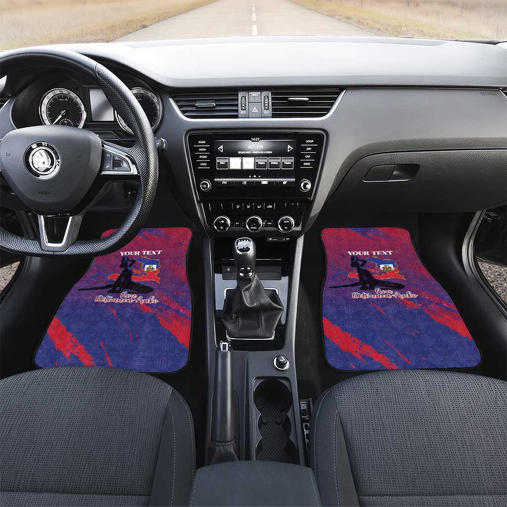Personalized Afro-Haiti Football Car Mats 2026 Nou Retounen Anko - Wonder Print Shop