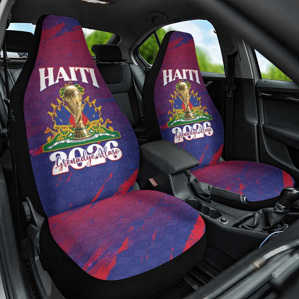 Afro-Haiti Football Car Seat Cover 2026 Nou Retounen Anko - Wonder Print Shop