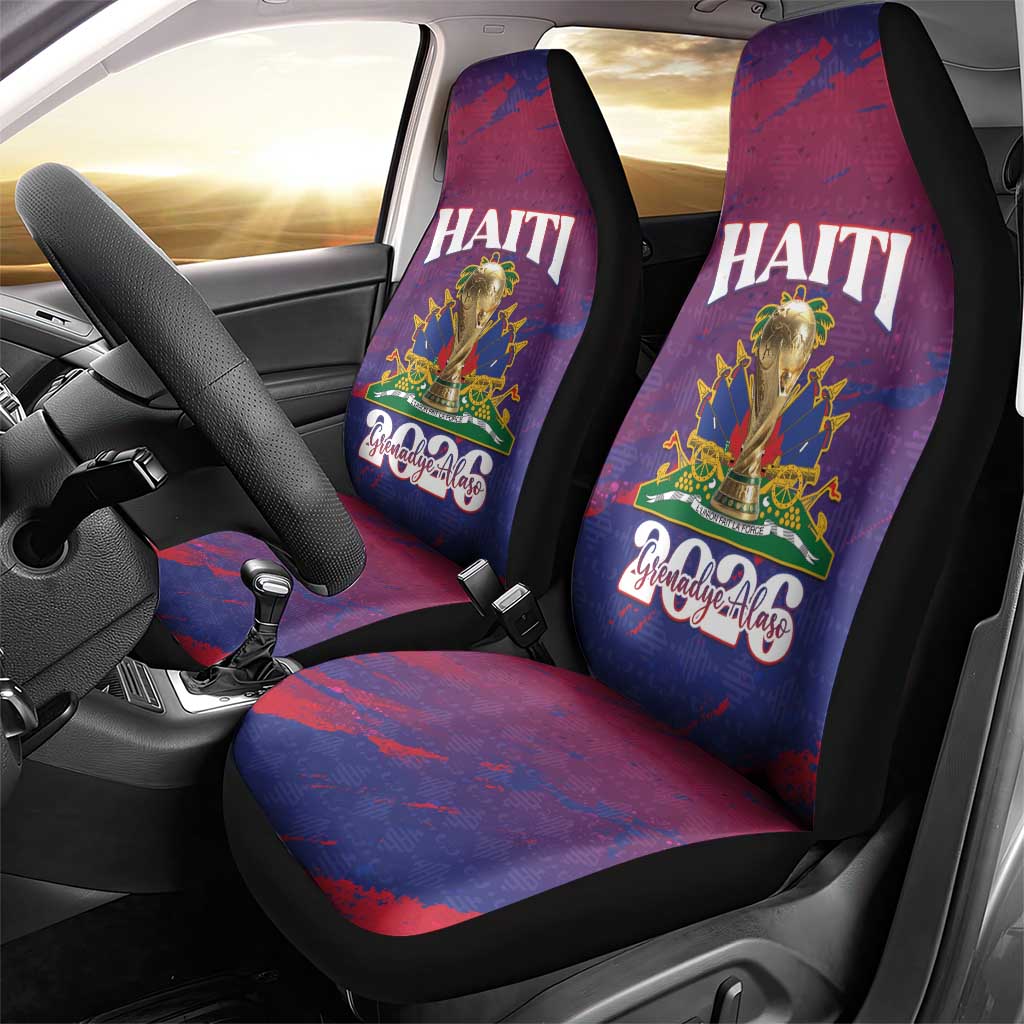 Afro-Haiti Football Car Seat Cover 2026 Nou Retounen Anko - Wonder Print Shop