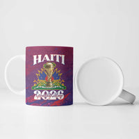 Personalized Afro-Haiti Football Ceramic Mug 2026 Nou Retounen Anko - Wonder Print Shop