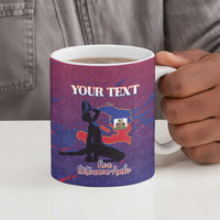 Personalized Afro-Haiti Football Ceramic Mug 2026 Nou Retounen Anko - Wonder Print Shop
