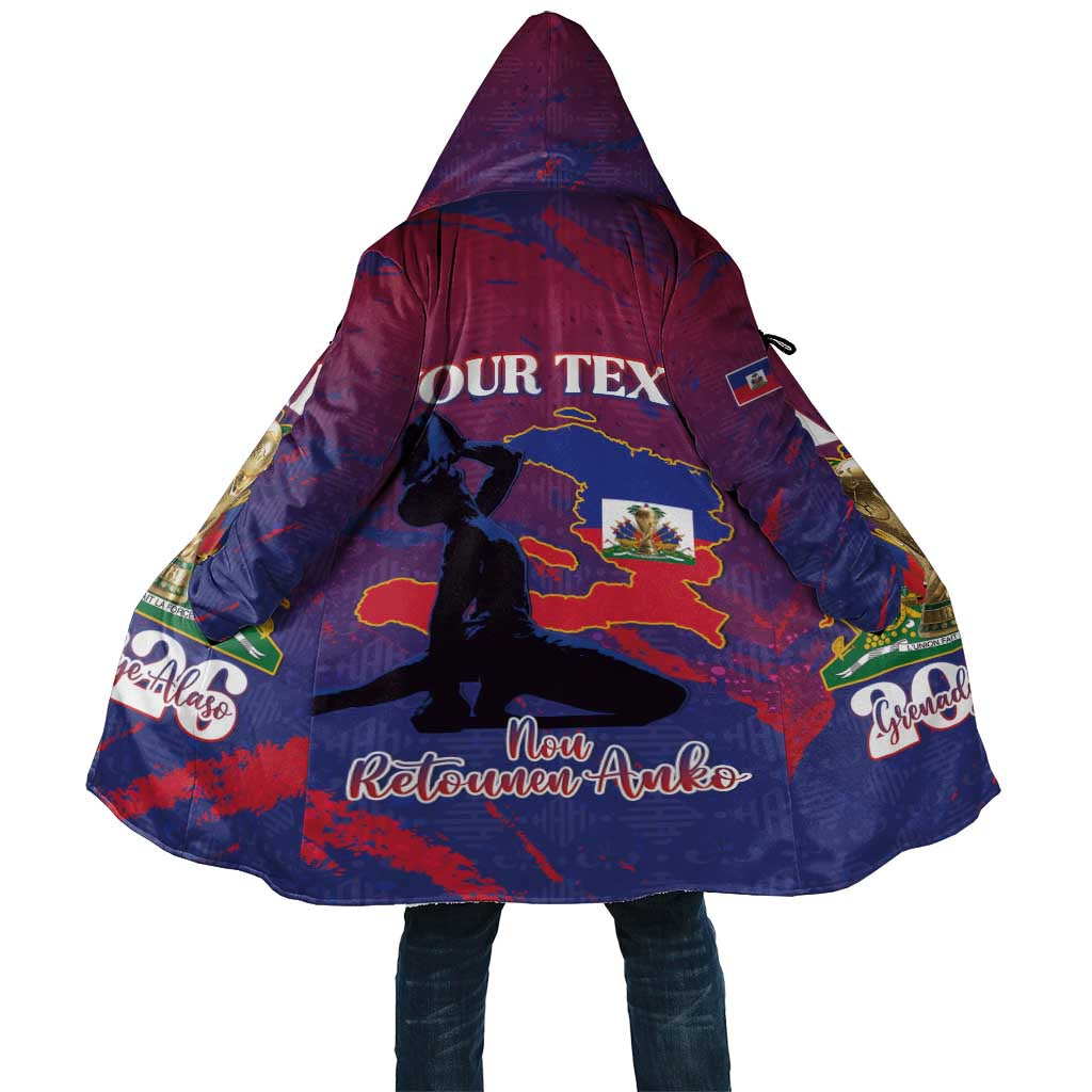 Personalized Afro-Haiti Football Cloak 2026 Nou Retounen Anko - Wonder Print Shop