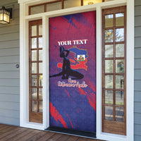 Personalized Afro-Haiti Football Door Cover 2026 Nou Retounen Anko - Wonder Print Shop
