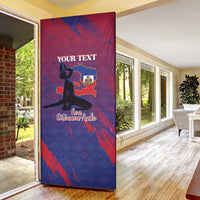 Personalized Afro-Haiti Football Door Cover 2026 Nou Retounen Anko - Wonder Print Shop