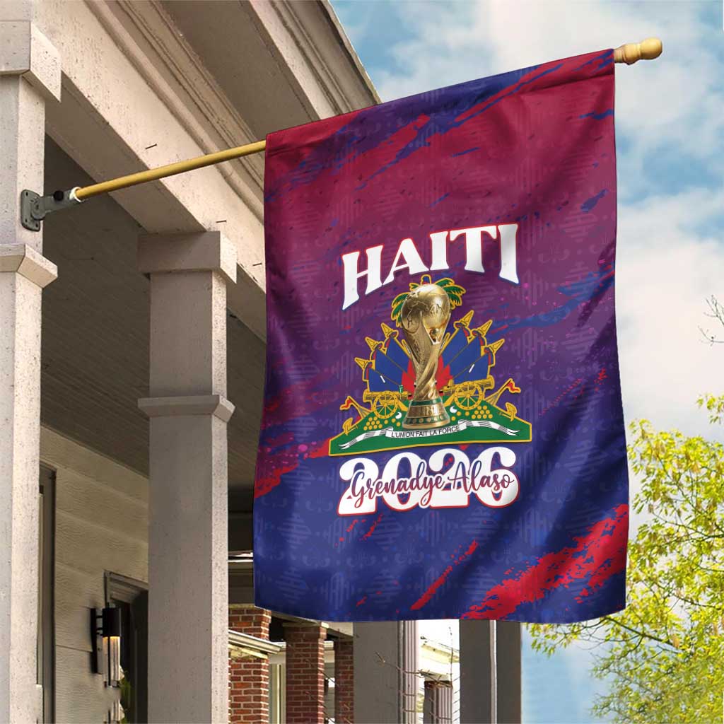 Afro-Haiti Football Garden Flag 2026 Nou Retounen Anko - Wonder Print Shop