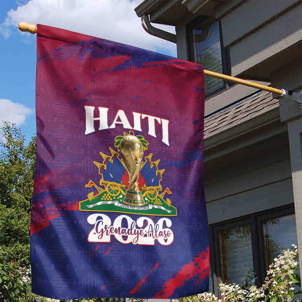 Afro-Haiti Football Garden Flag 2026 Nou Retounen Anko - Wonder Print Shop