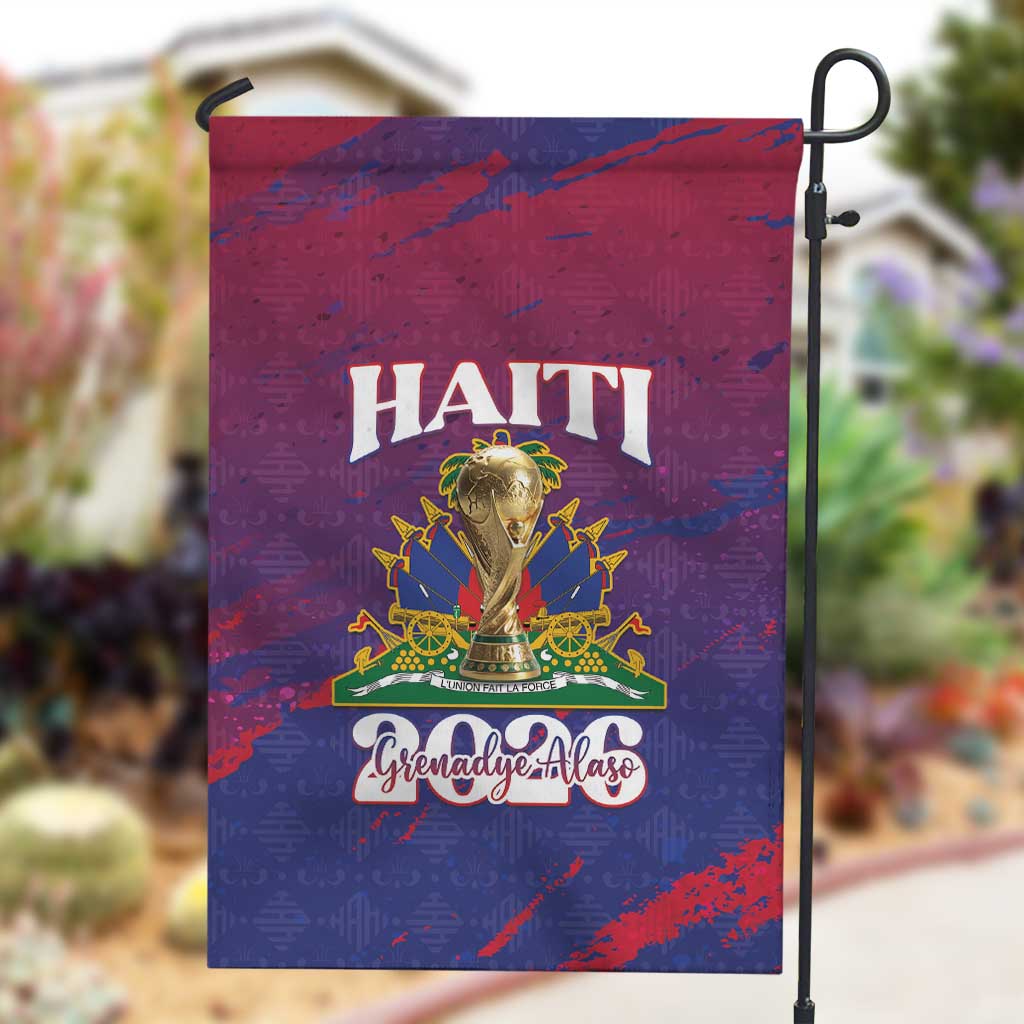 Afro-Haiti Football Garden Flag 2026 Nou Retounen Anko - Wonder Print Shop