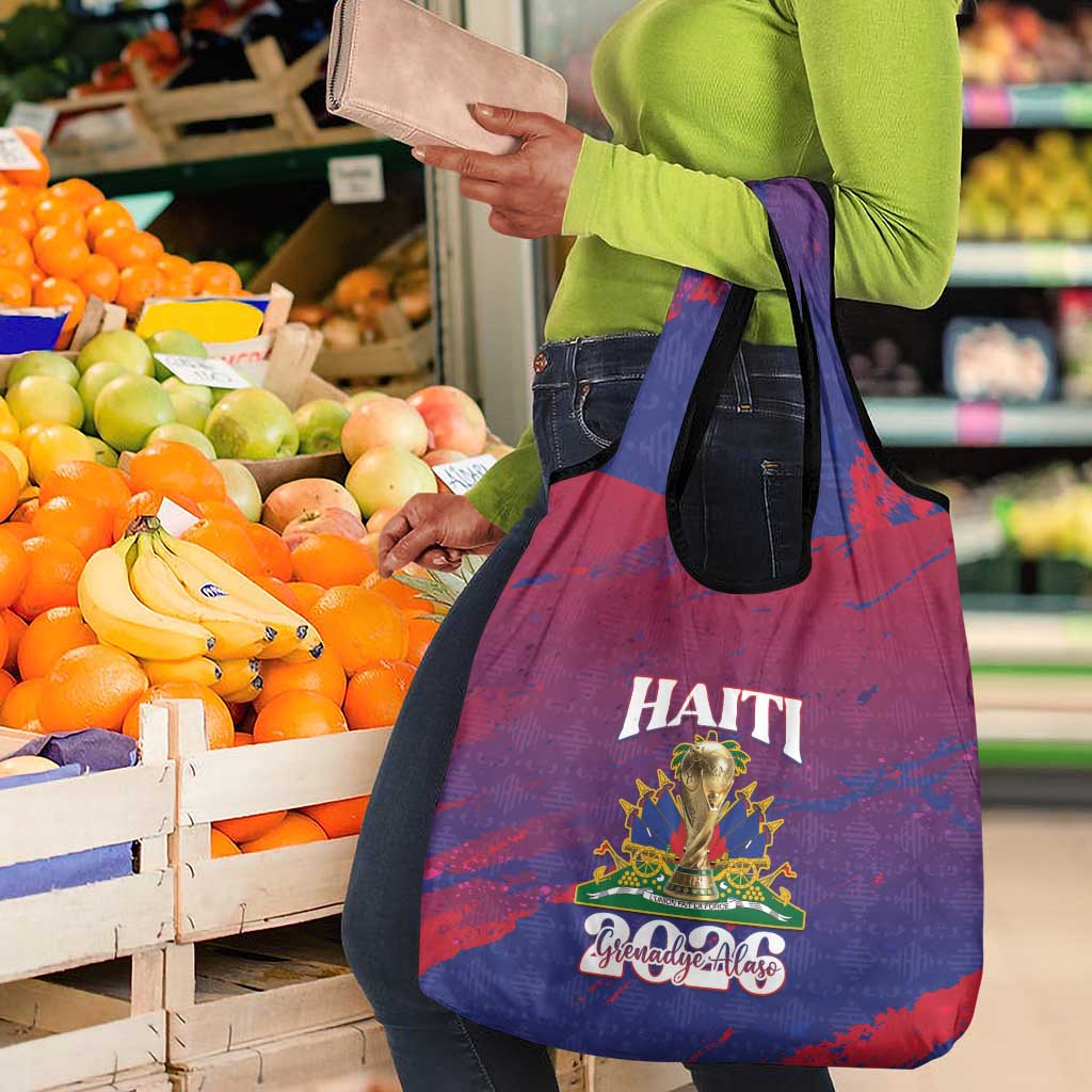 Afro-Haiti Football Grocery Bag 2026 Nou Retounen Anko - Wonder Print Shop