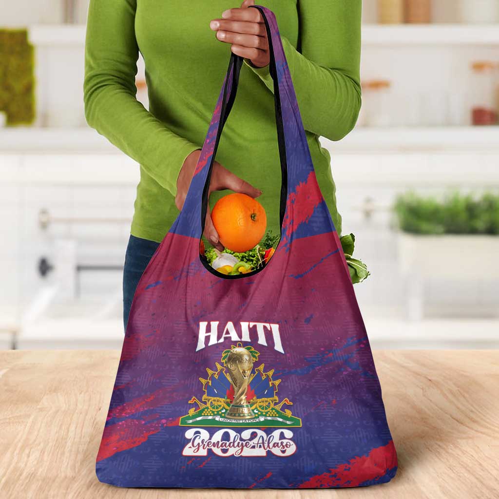 Afro-Haiti Football Grocery Bag 2026 Nou Retounen Anko - Wonder Print Shop
