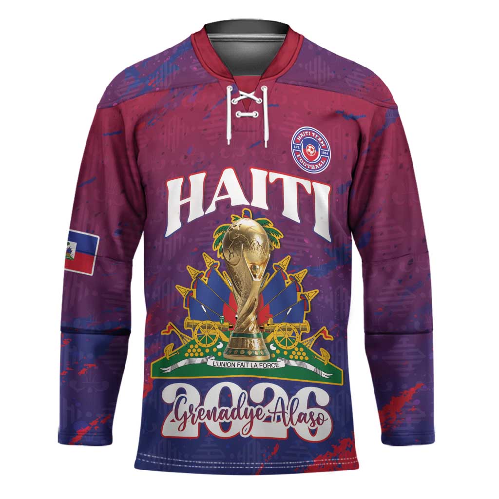 Personalized Afro-Haiti Football Hockey Jersey 2026 Nou Retounen Anko - Wonder Print Shop
