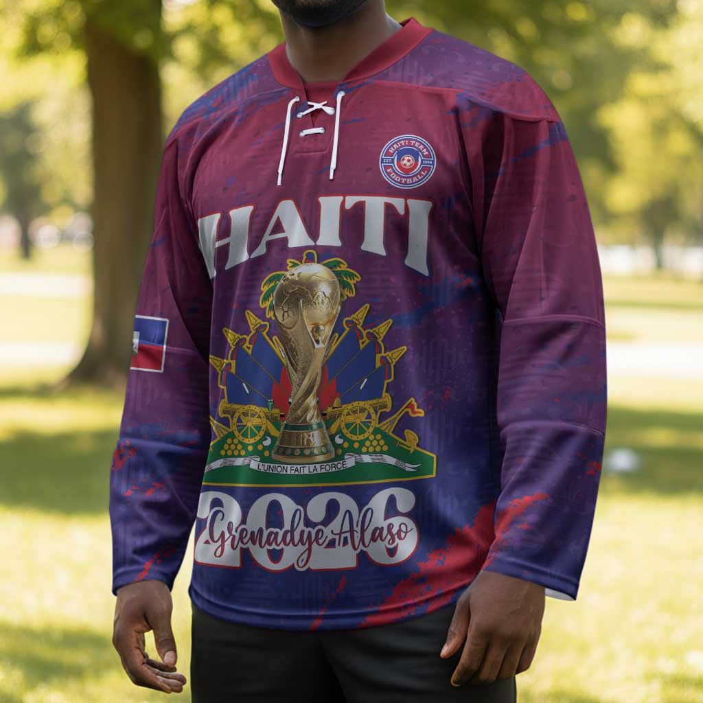 Personalized Afro-Haiti Football Hockey Jersey 2026 Nou Retounen Anko - Wonder Print Shop