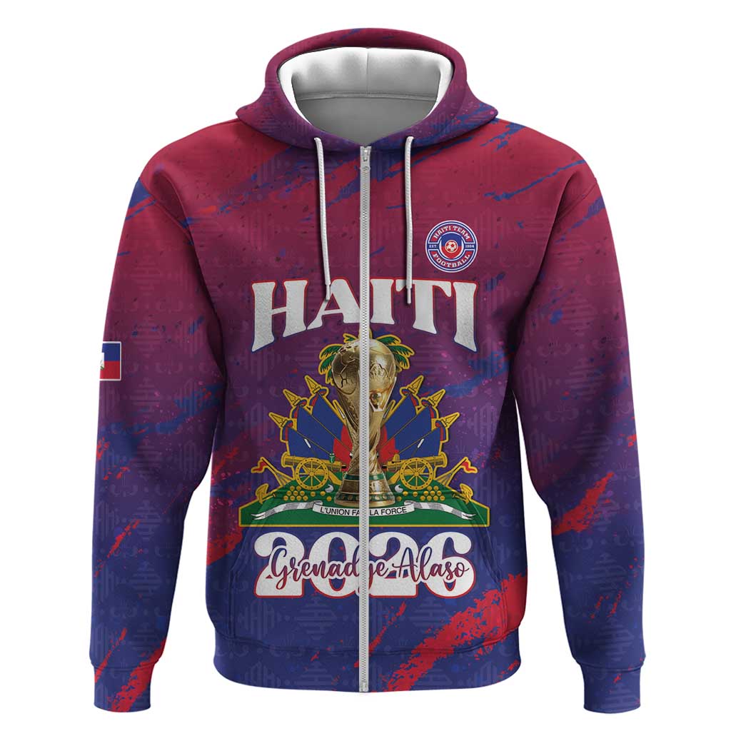 Personalized Afro-Haiti Football Hoodie 2026 Nou Retounen Anko - Wonder Print Shop