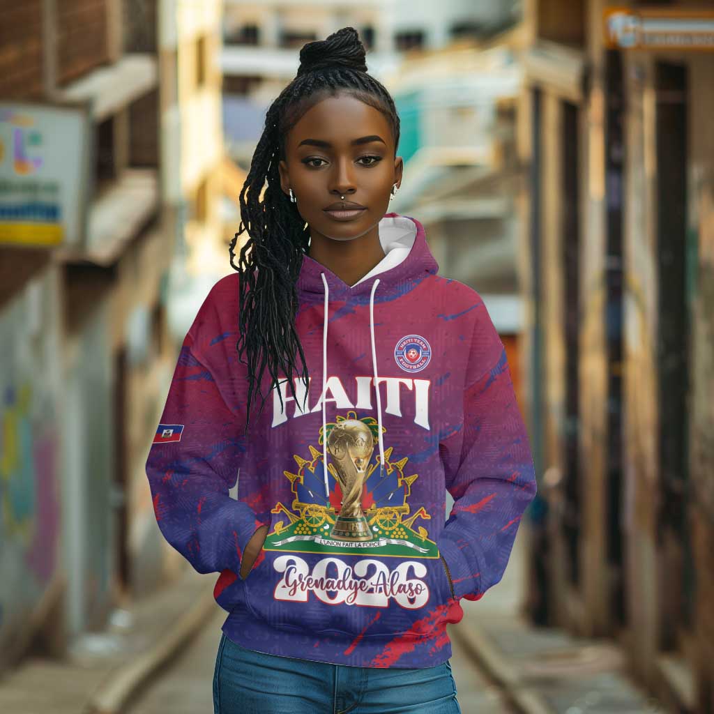 Personalized Afro-Haiti Football Hoodie 2026 Nou Retounen Anko - Wonder Print Shop