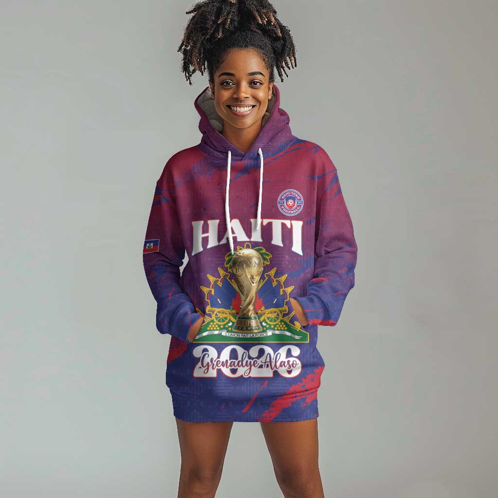 Personalized Afro-Haiti Football Hoodie Dress 2026 Nou Retounen Anko - Wonder Print Shop