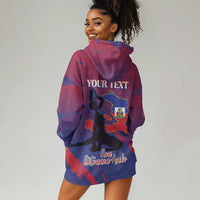 Personalized Afro-Haiti Football Hoodie Dress 2026 Nou Retounen Anko - Wonder Print Shop