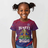 Personalized Afro-Haiti Football Kid T shirt 2026 Nou Retounen Anko LT15