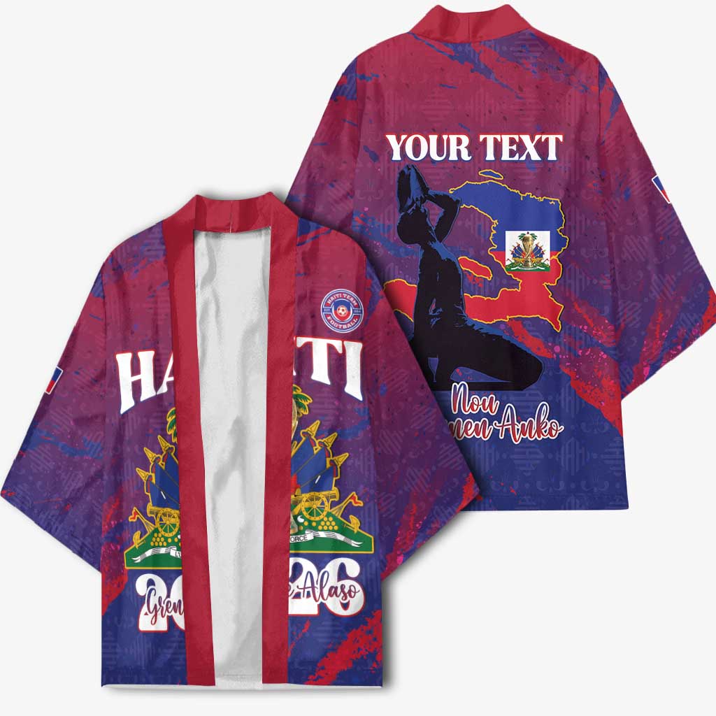 Personalized Afro-Haiti Football Kimono 2026 Nou Retounen Anko - Wonder Print Shop