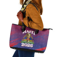 Afro-Haiti Football Leather Tote Bag 2026 Nou Retounen Anko - Wonder Print Shop