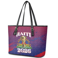 Afro-Haiti Football Leather Tote Bag 2026 Nou Retounen Anko - Wonder Print Shop