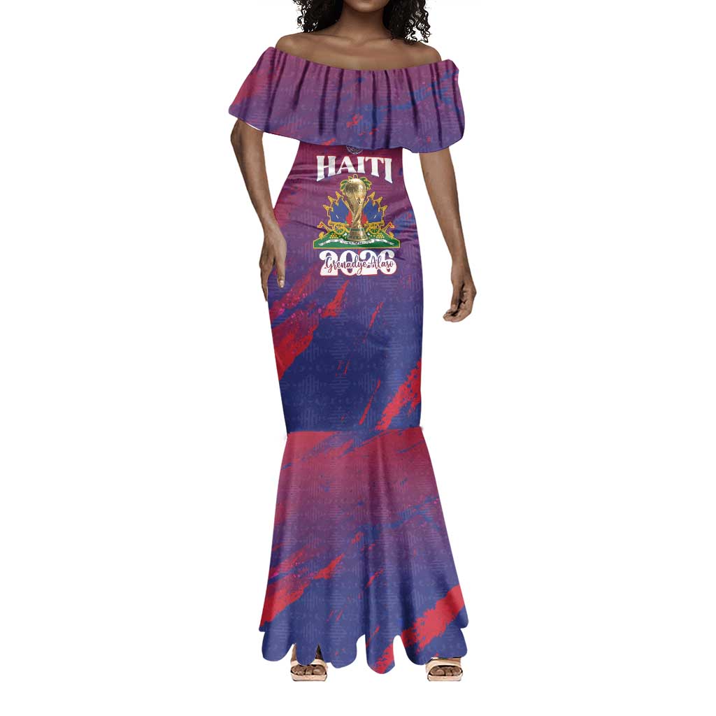 Personalized Afro-Haiti Football Mermaid Dress 2026 Nou Retounen Anko LT15