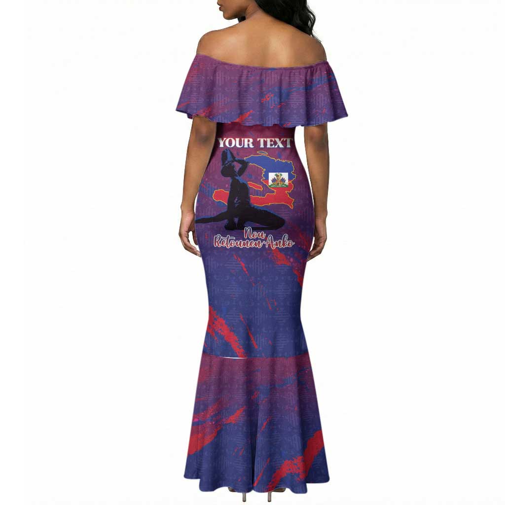 Personalized Afro-Haiti Football Mermaid Dress 2026 Nou Retounen Anko LT15
