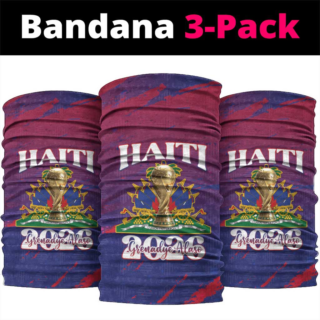 Afro-Haiti Football Neck Gaiter 2026 Nou Retounen Anko - Wonder Print Shop
