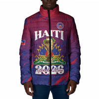 Personalized Afro-Haiti Football Padded Jacket 2026 Nou Retounen Anko - Wonder Print Shop