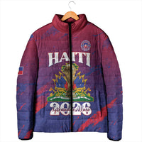 Personalized Afro-Haiti Football Padded Jacket 2026 Nou Retounen Anko - Wonder Print Shop