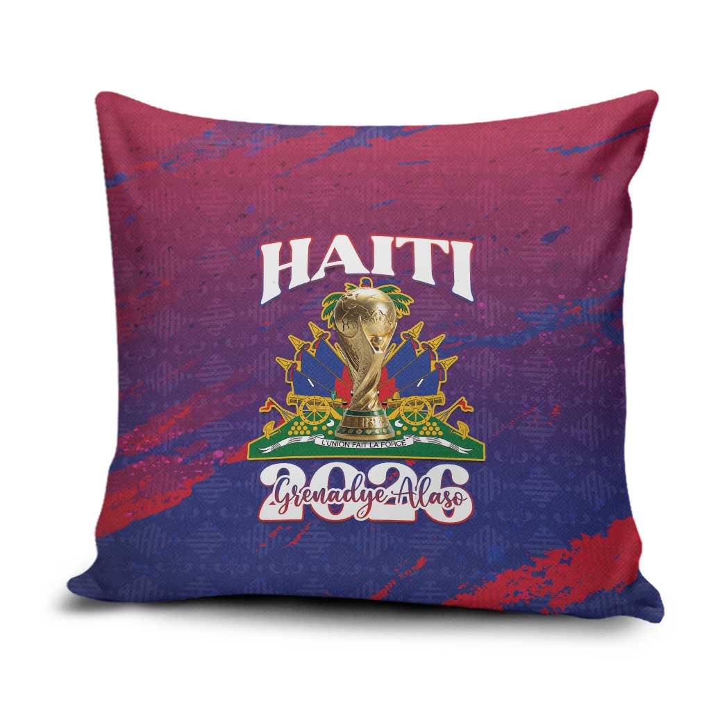 Afro-Haiti Football Pillow Cover 2026 Nou Retounen Anko - Wonder Print Shop
