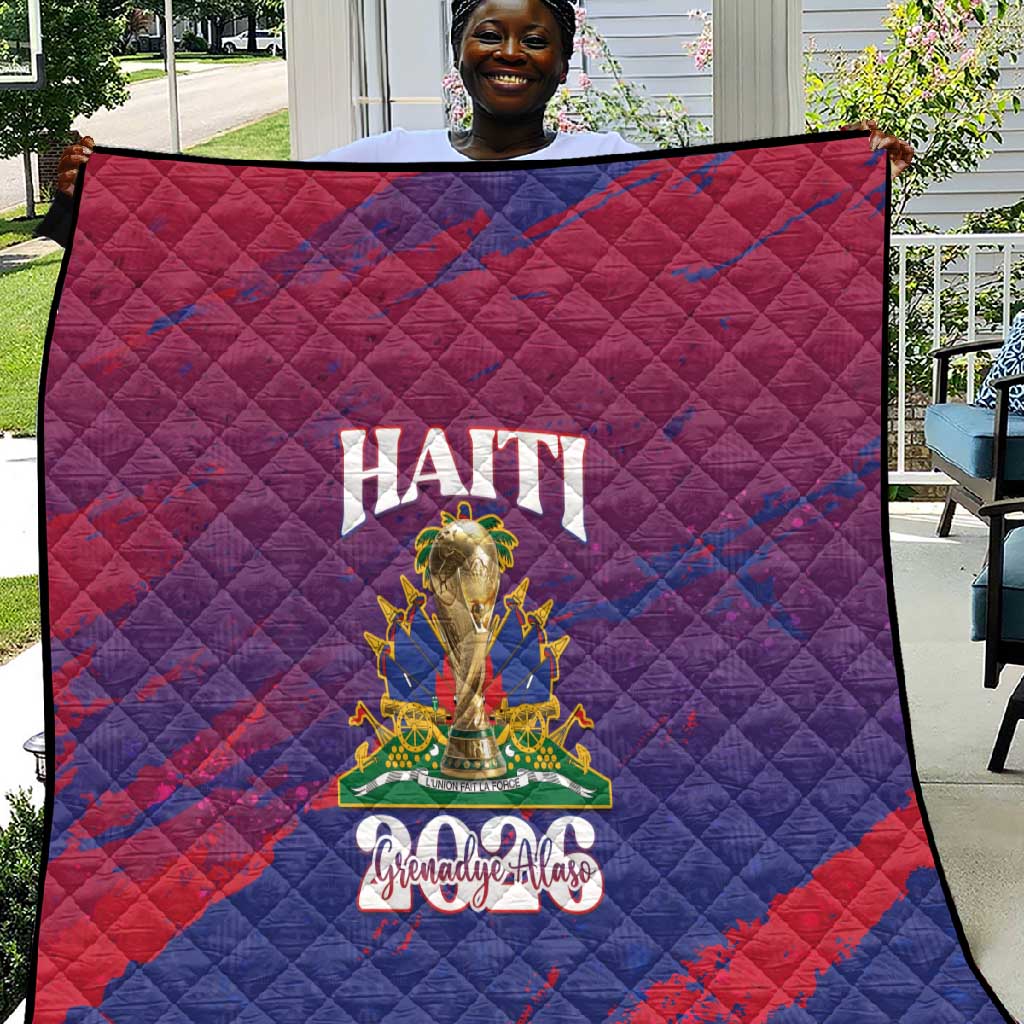 Afro-Haiti Football Quilt 2026 Nou Retounen Anko - Wonder Print Shop