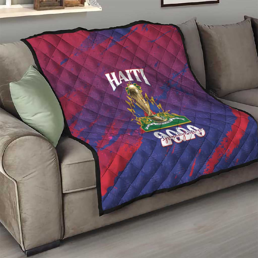 Afro-Haiti Football Quilt 2026 Nou Retounen Anko - Wonder Print Shop