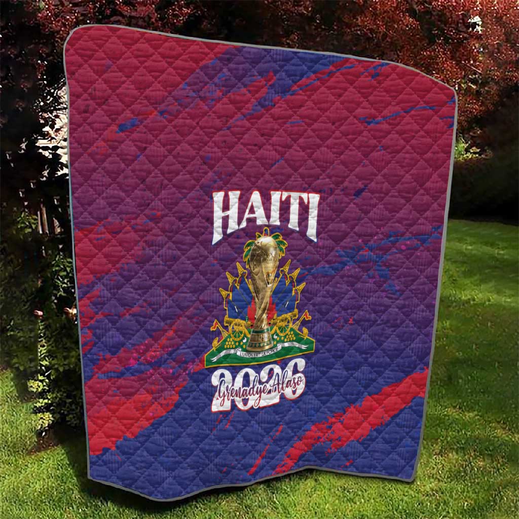 Afro-Haiti Football Quilt 2026 Nou Retounen Anko - Wonder Print Shop