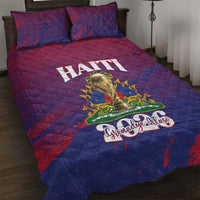 Afro-Haiti Football Quilt Bed Set 2026 Nou Retounen Anko - Wonder Print Shop