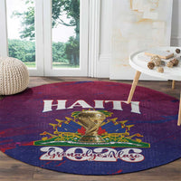 Afro-Haiti Football Round Carpet 2026 Nou Retounen Anko - Wonder Print Shop