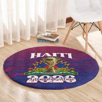 Afro-Haiti Football Round Carpet 2026 Nou Retounen Anko - Wonder Print Shop