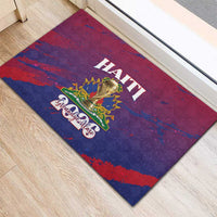 Afro-Haiti Football Rubber Doormat 2026 Nou Retounen Anko - Wonder Print Shop