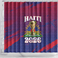 Afro-Haiti Football Shower Curtain 2026 Nou Retounen Anko - Wonder Print Shop