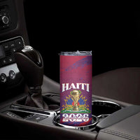 Personalized Afro-Haiti Football Skinny Tumbler 2026 Nou Retounen Anko - Wonder Print Shop
