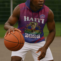 Personalized Afro-Haiti Football Sleeveless Hoodie 2026 Nou Retounen Anko - Wonder Print Shop