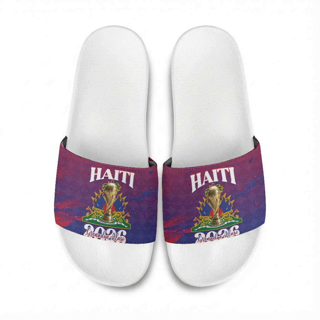 Afro-Haiti Football Slide Sandals 2026 Nou Retounen Anko - Wonder Print Shop