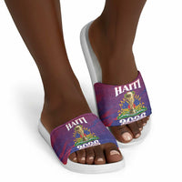 Afro-Haiti Football Slide Sandals 2026 Nou Retounen Anko - Wonder Print Shop
