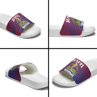 Afro-Haiti Football Slide Sandals 2026 Nou Retounen Anko - Wonder Print Shop